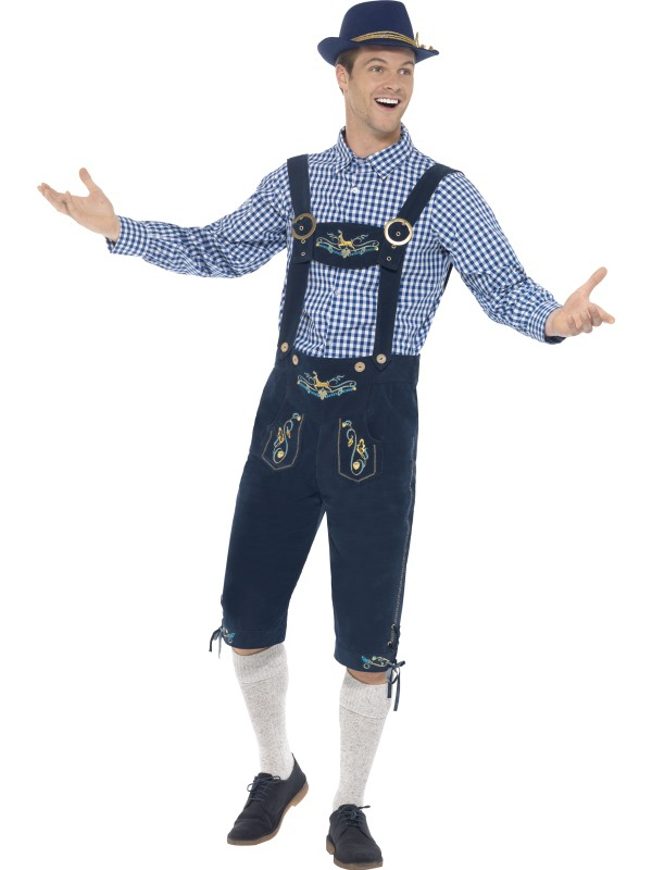 Luxe Beierse Lederhosen Met Hemd Rutger Man Kostuum