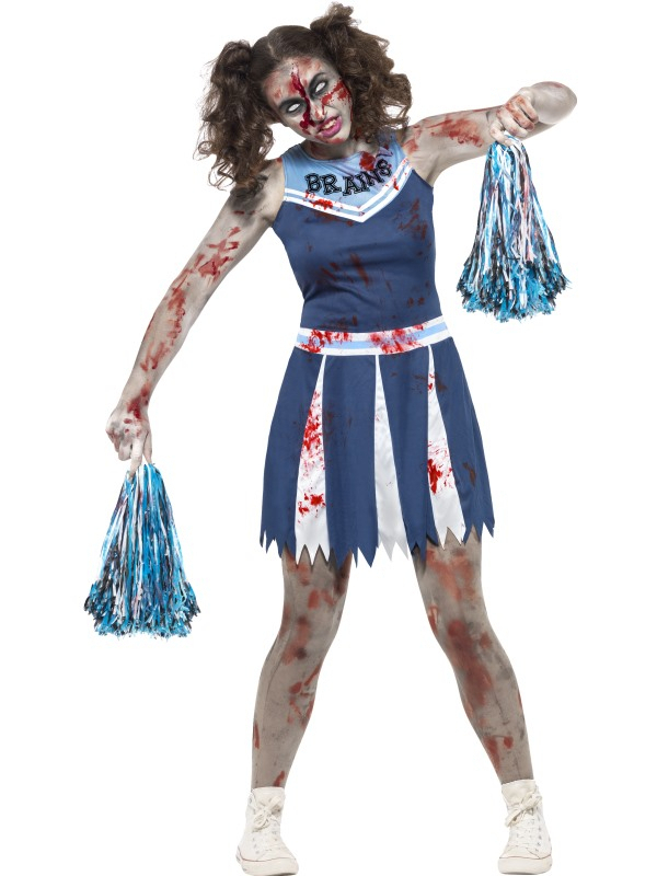 Zombie Cheerleader Daisy Vrouw Kostuum