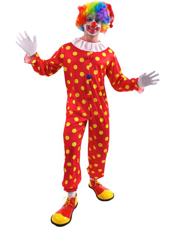 Kleurige Clown Kostuum