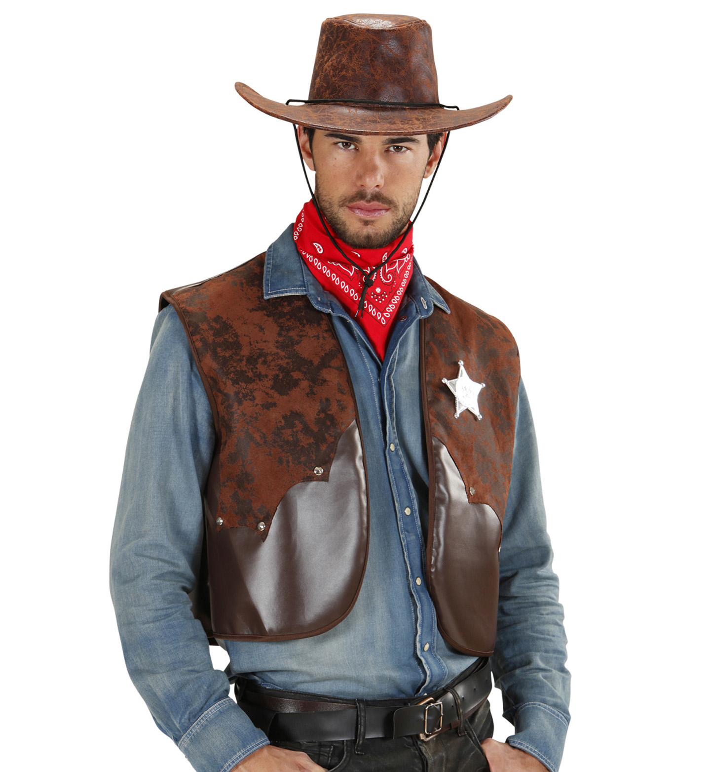 Cowboy Vest Man