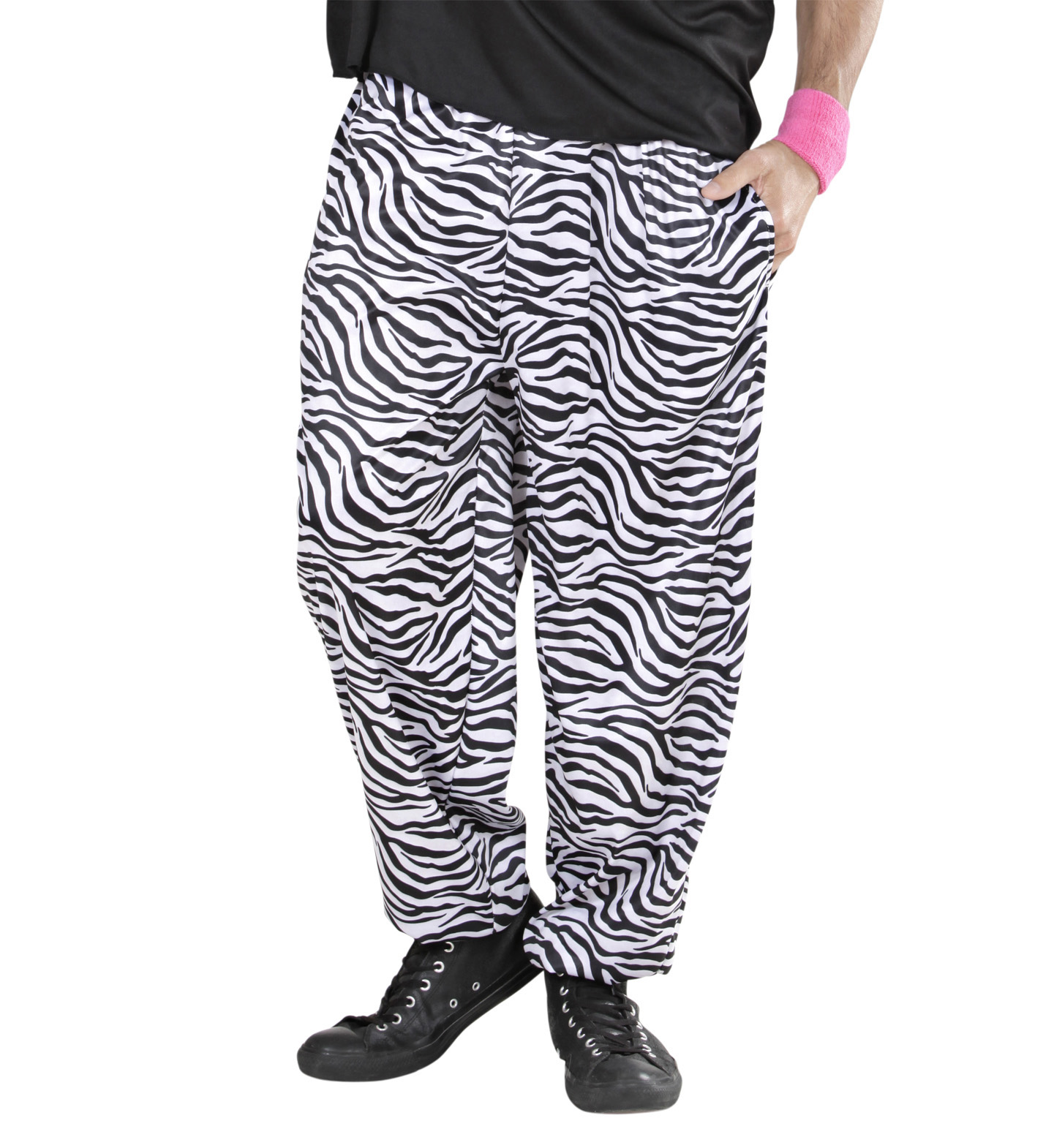 Baggy Broek 80s Zebra Man