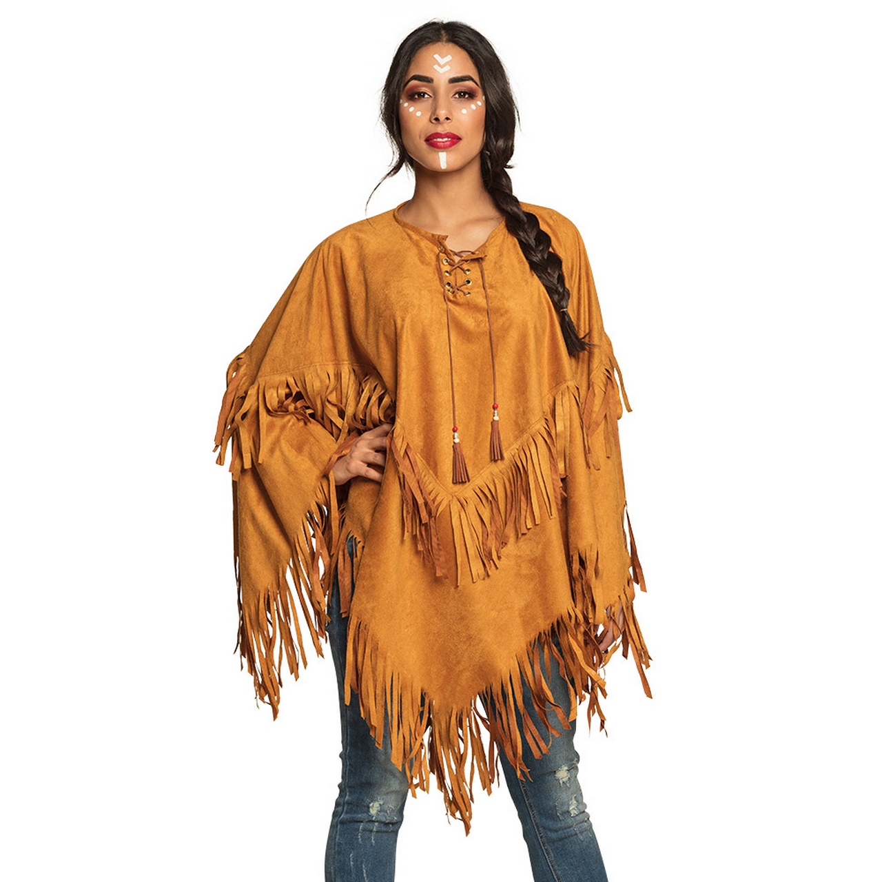 Poncho Bohemian Vrouw