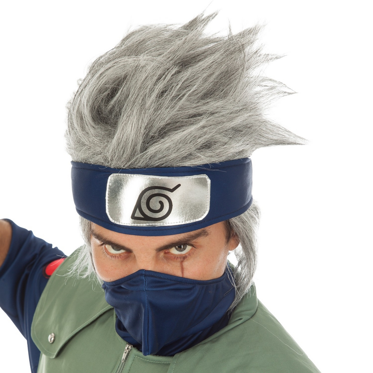 Kakashi Hatake Pruik Grijs