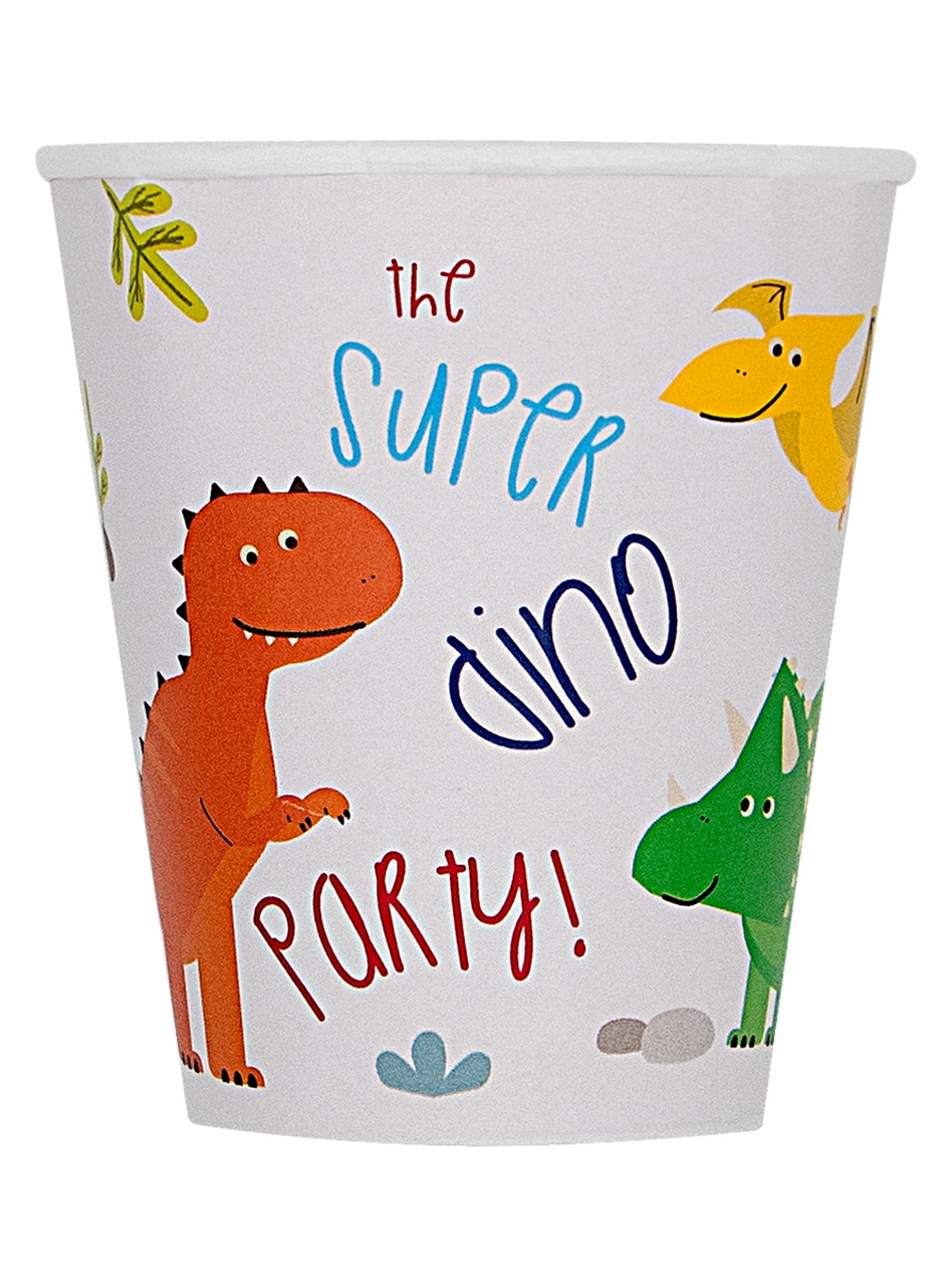 Super Dinos Party Bekers 8 Stuks