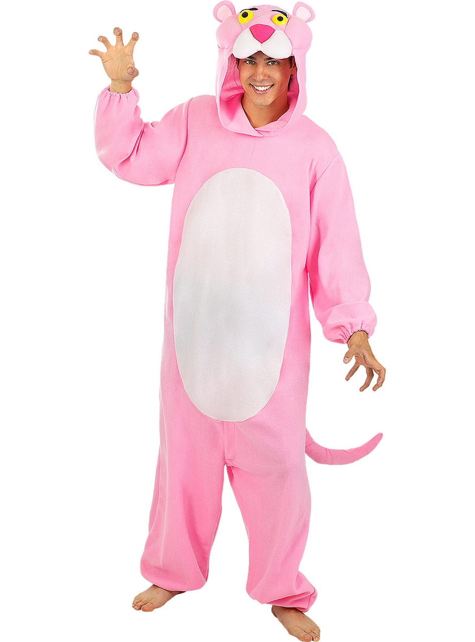 Zeer Relaxte Roze Onesie Pink Panther Kostuum