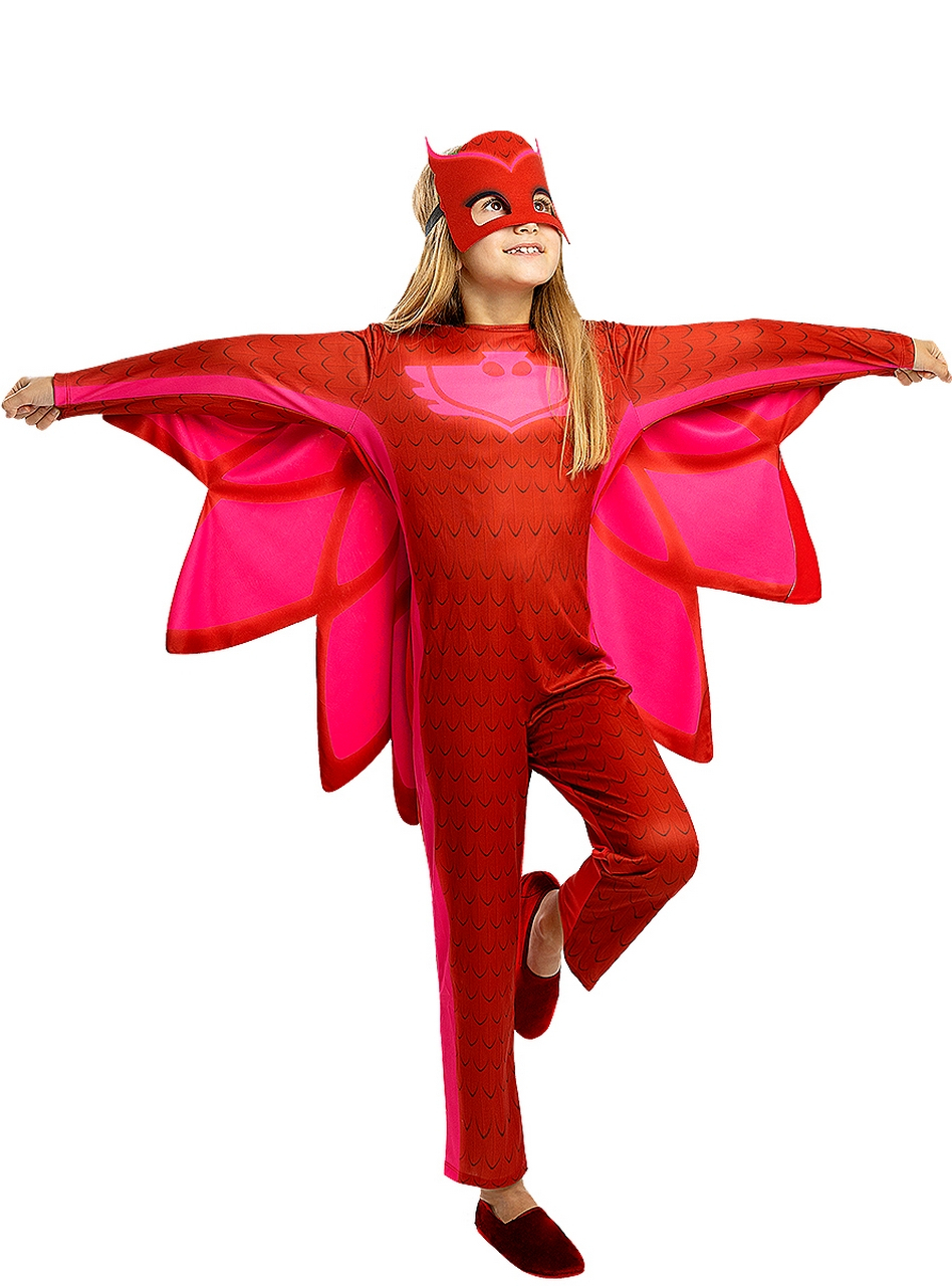 Pj Masks Roze Uil Kind Meisje Kostuum