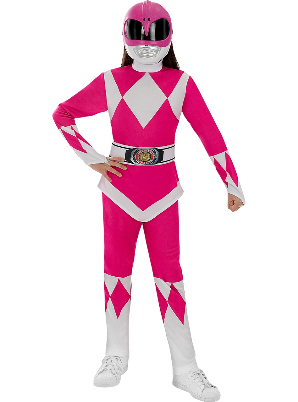 Kimberley Roze Power Ranger Kind Kind Kostuum