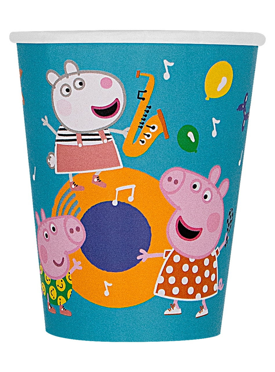 Peppa Pig Party Bekers 8 Stuks