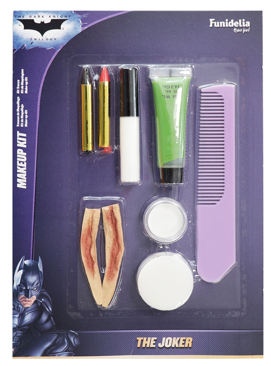 Joker Make Up Set Met Littekens En Haarverf