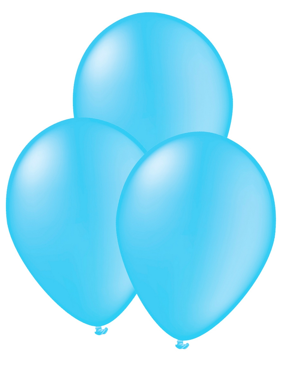 Latex Ballonnen Licht Blauw 10 Stuks