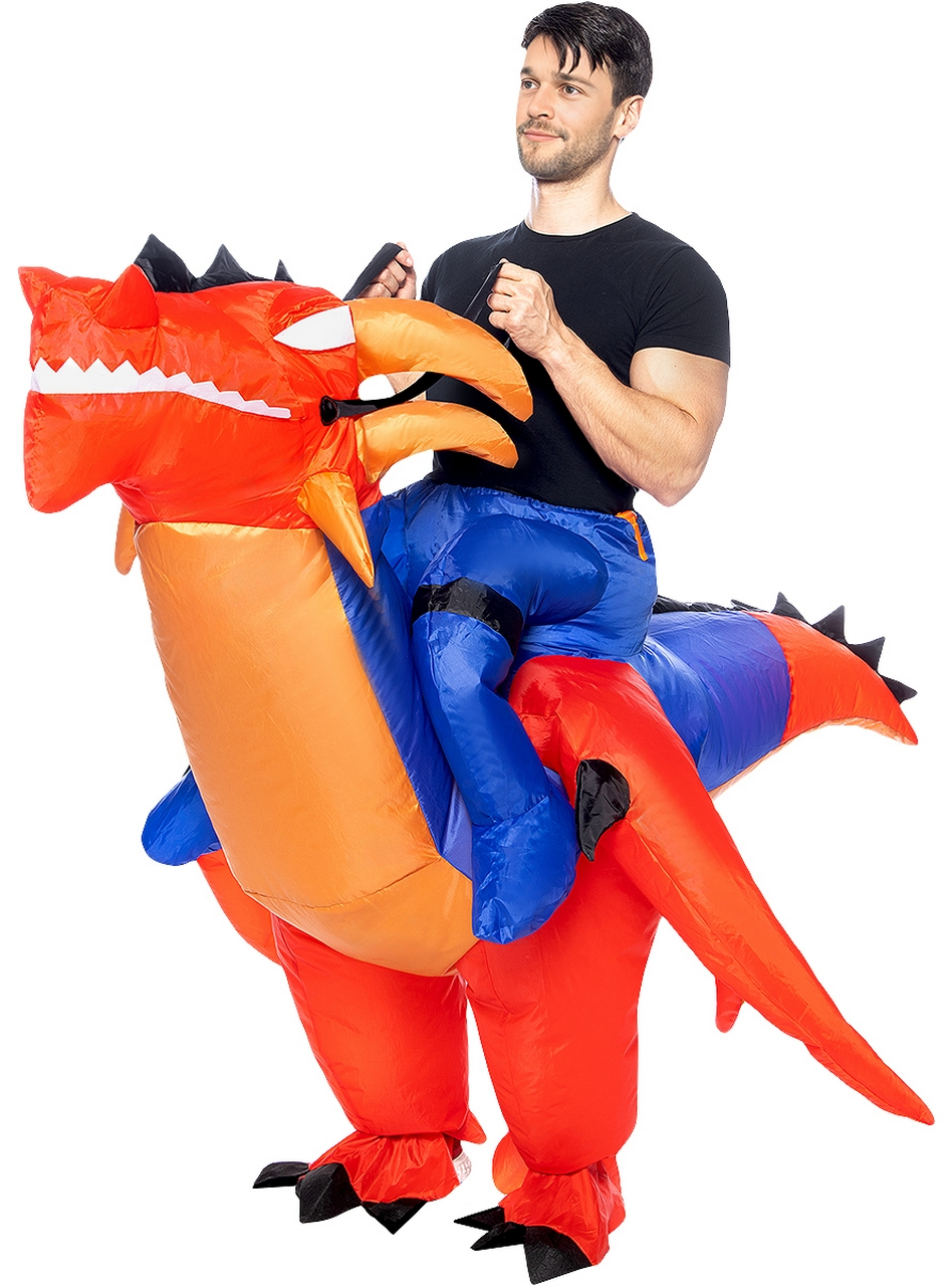 Inflatable Dragon Piggyback Costume For Adults Kostuum