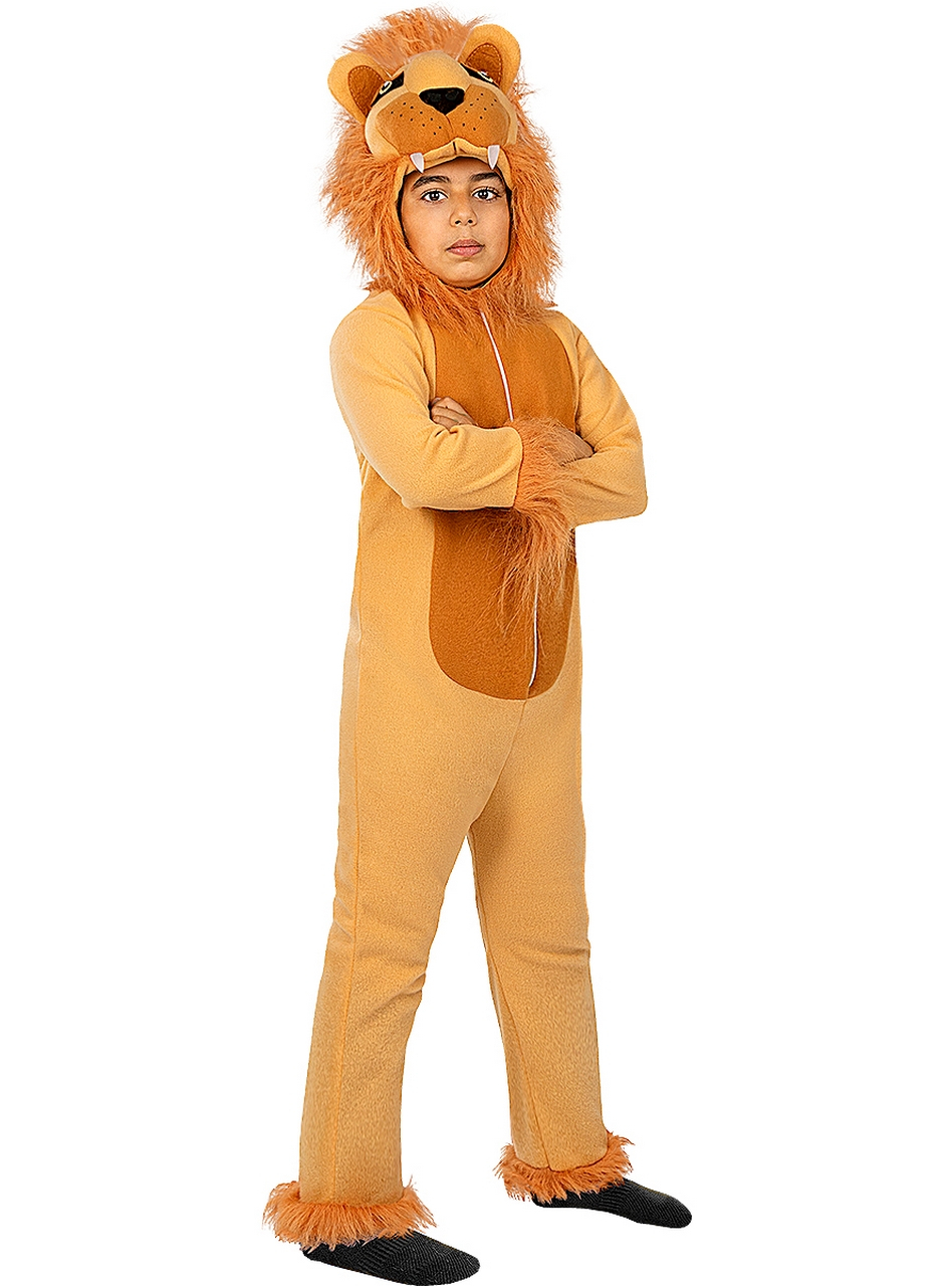 Koning Van De Jungle Leeuwen Onesie Kind Kostuum