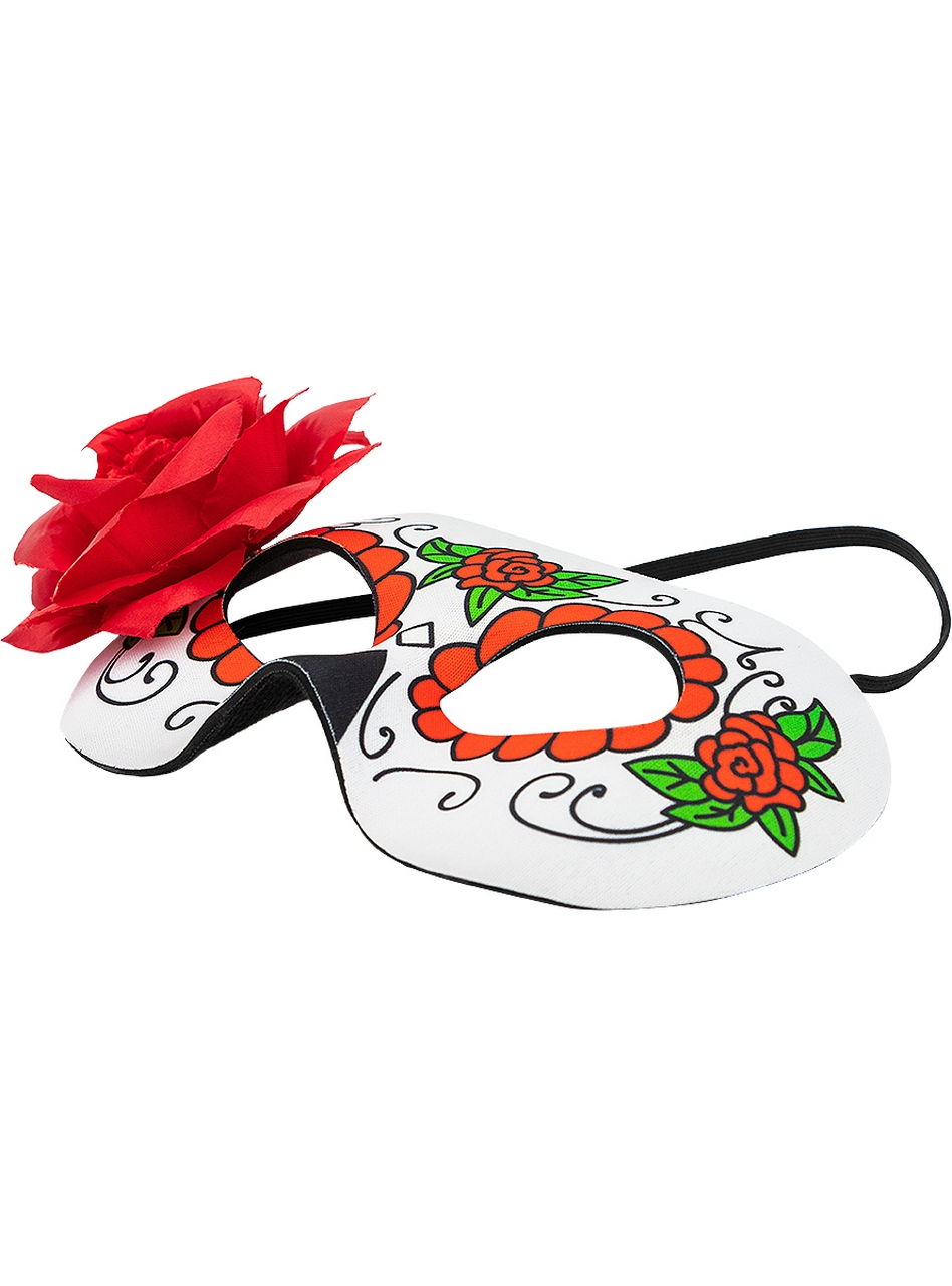 Dag Van De Doden Oogmasker Catarina Flower