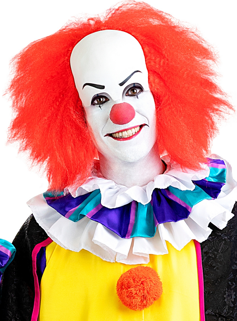 Gekke Enge Clown Penny Wise Pruik