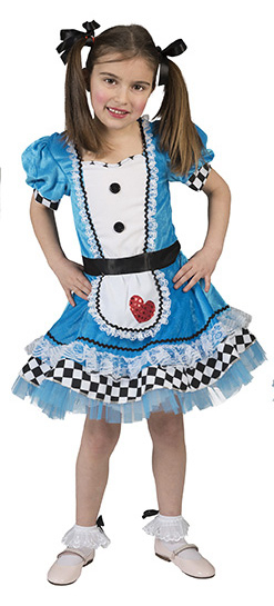 Wonderbaarlijke Alice In Wonderland Meisje Kostuum