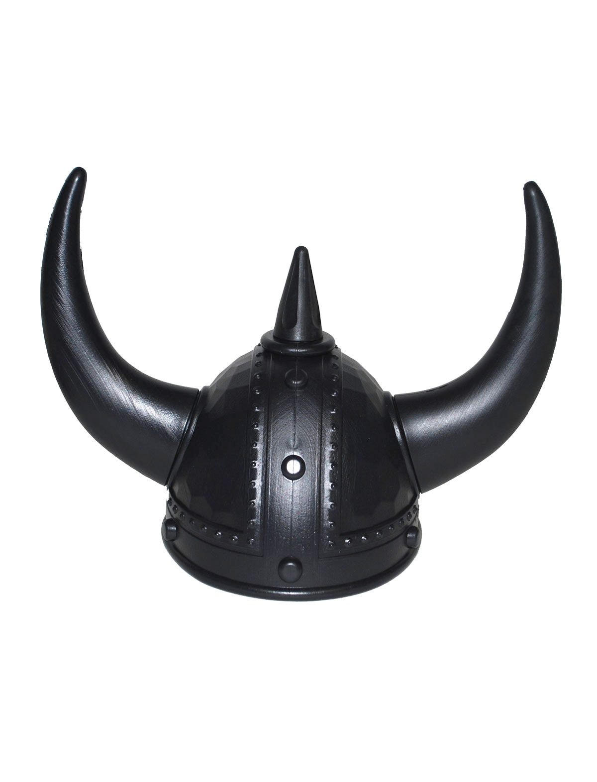 Venijnige Viking Helm Met Zwarte Hoorns