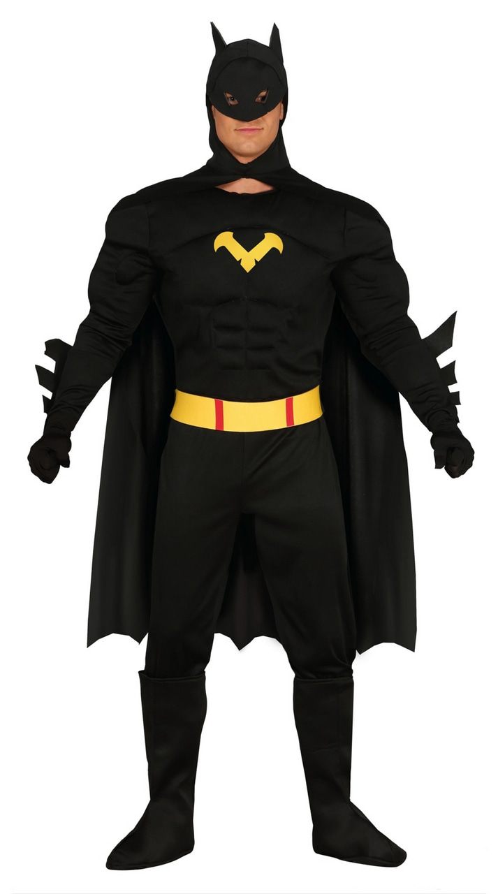 Zwart Batman Gotham Kostuum