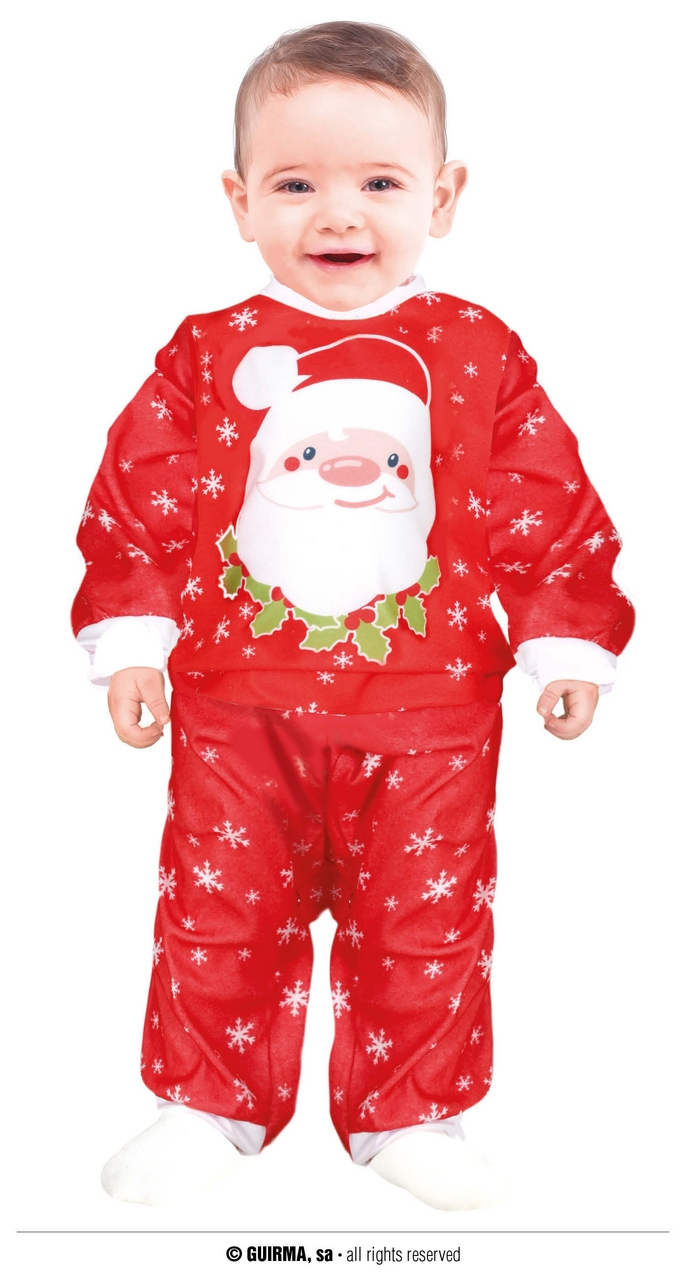 Schattige Rode Jumpsuit Santa Baby Kind Kostuum