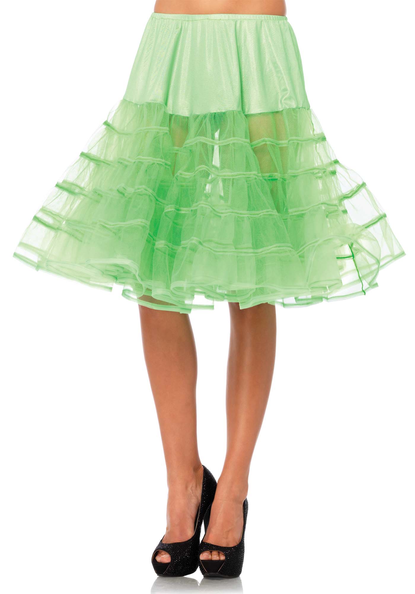 Medium Lange Petticoat Groen