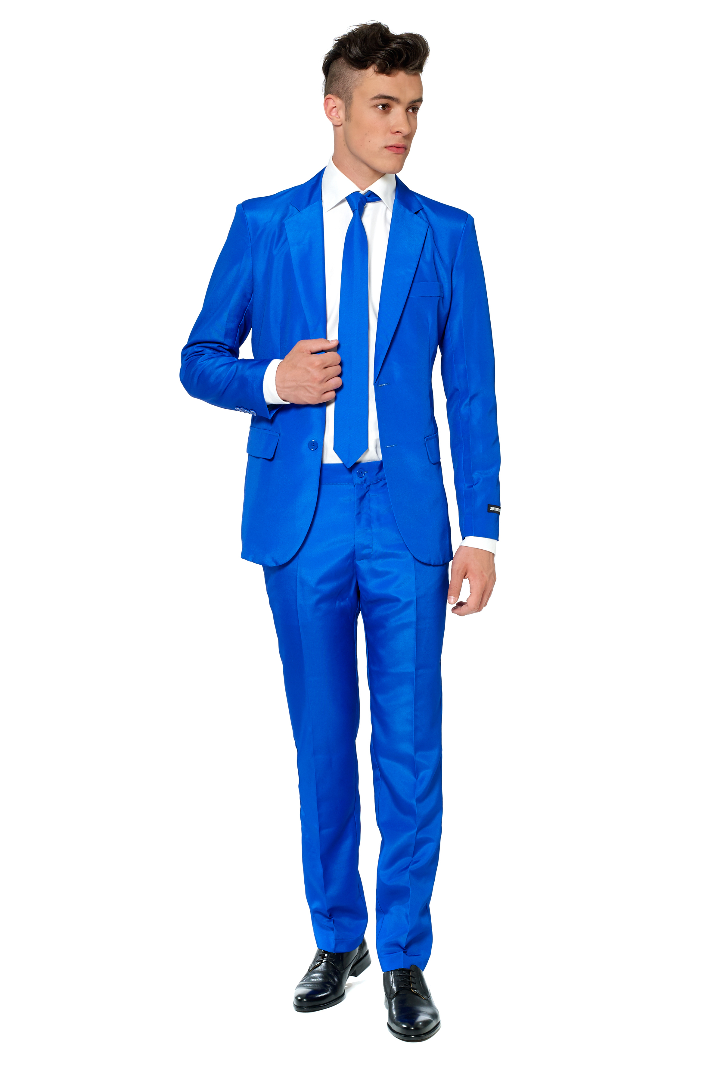 Royal Solid Blue Suitmeister Man Kostuum