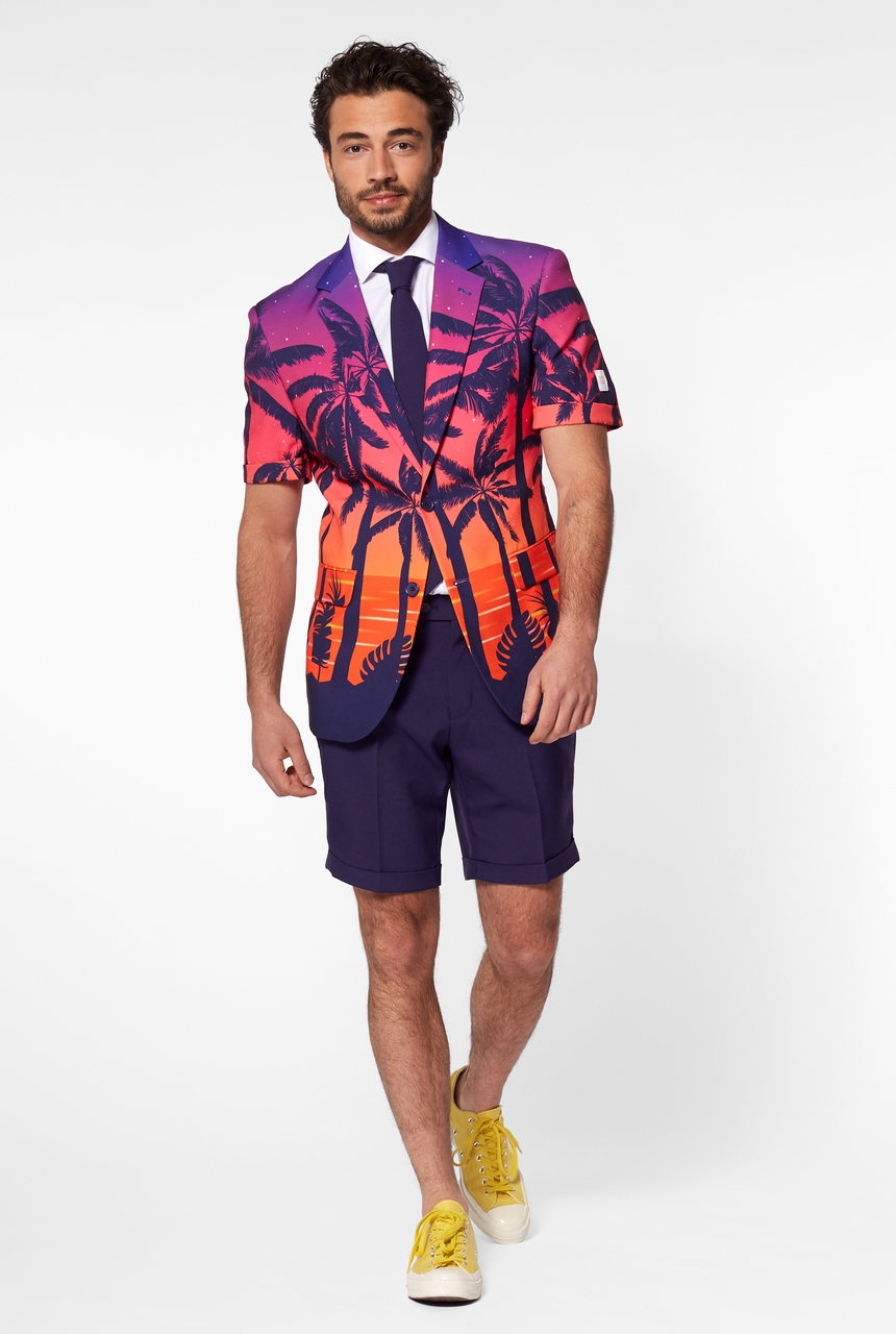 Zomer Suave Sunset Short Opposuit Man Kostuum