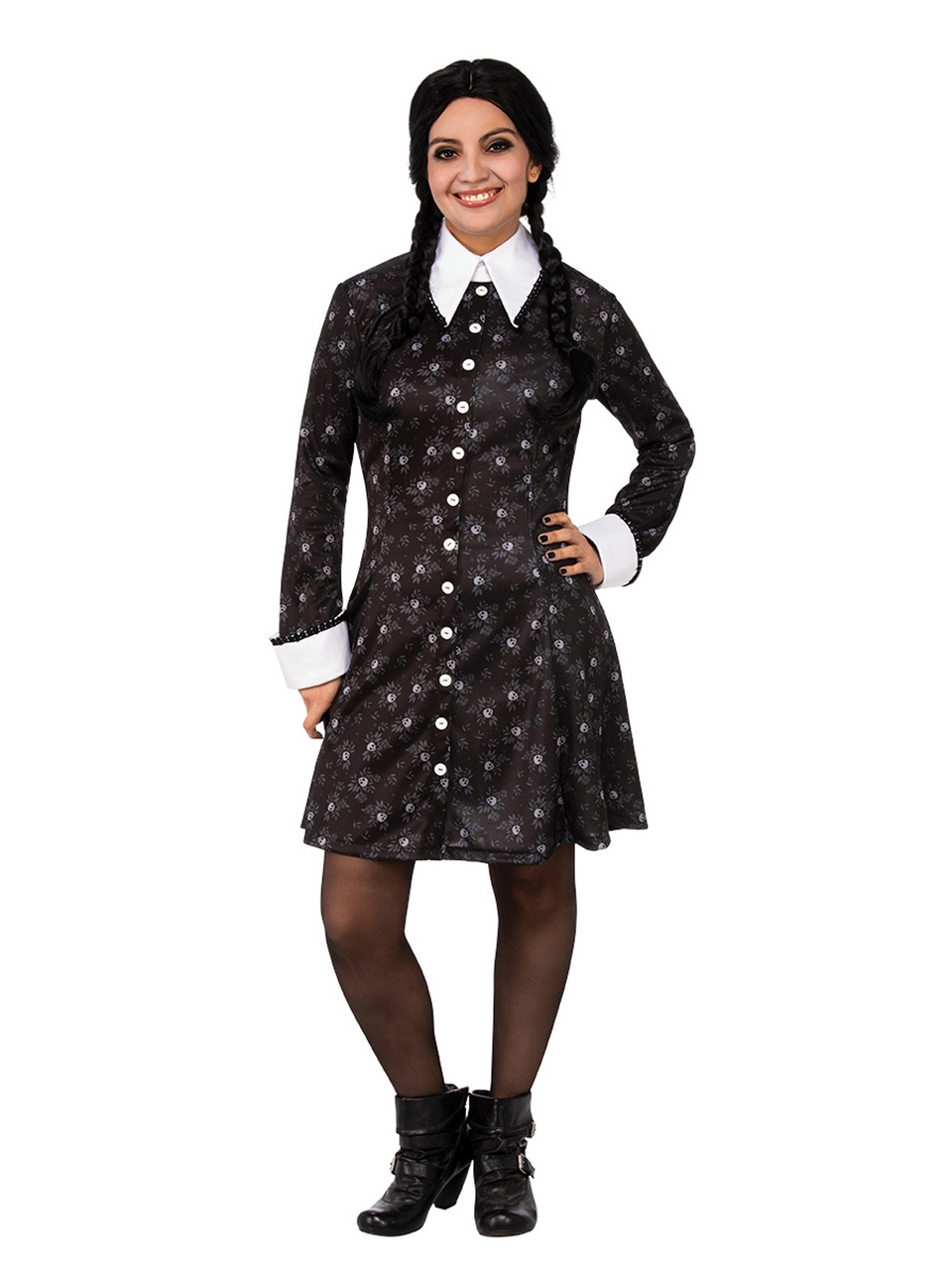 Wednesday Addams Too Cool For School Vrouw Kostuum