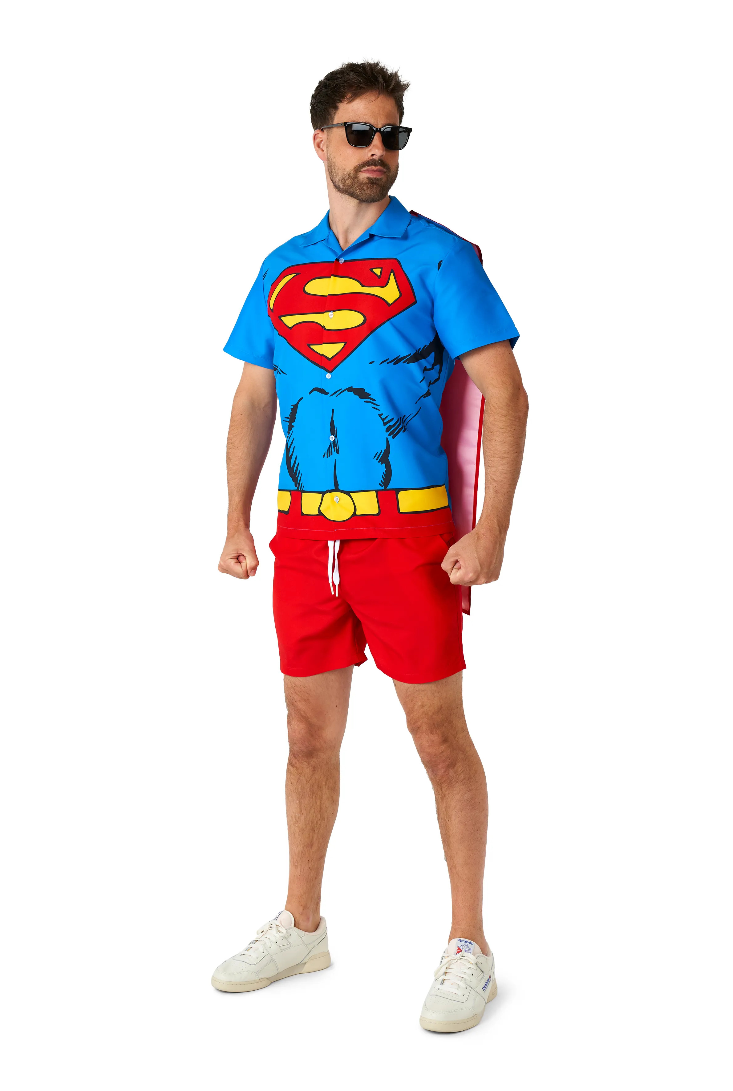 Zomerse Superman Superheld Kostuum