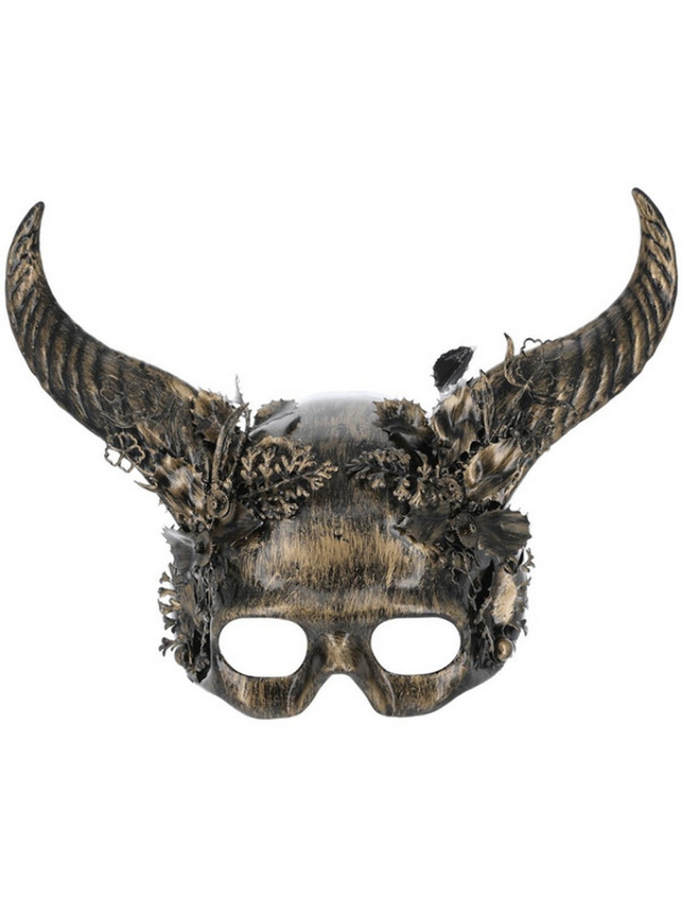 Deluxe Duivels Steampunk Masker Goud