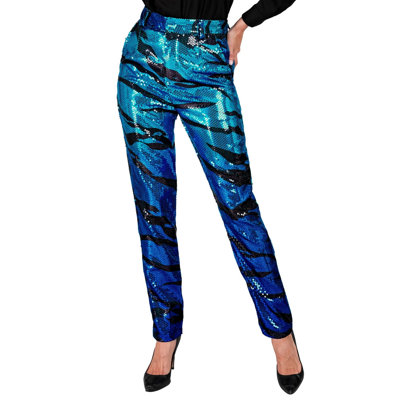 Pailletten Broek Avator Blue Waves Vrouw