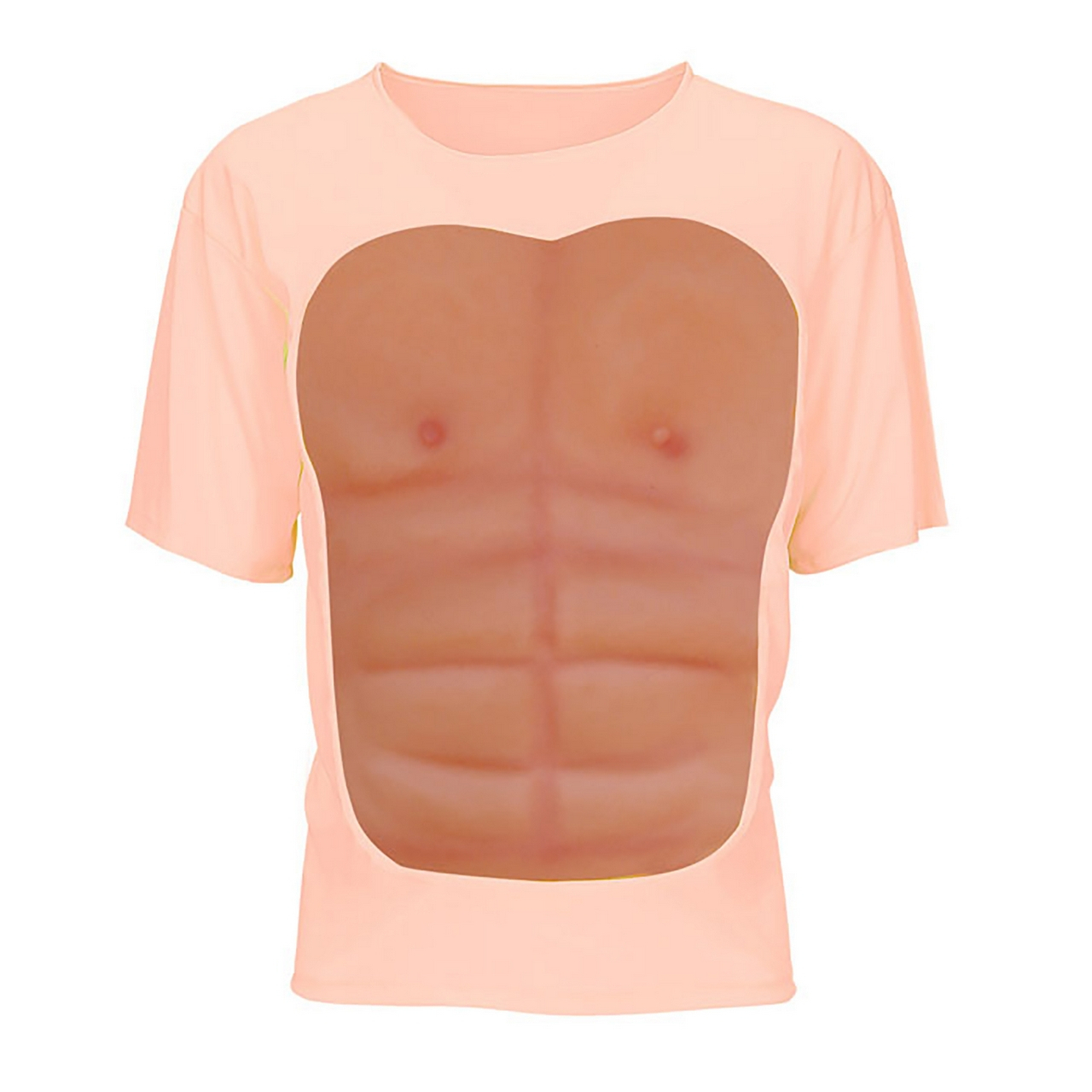 Sixpack Spieren Torso T-Shirt Man Kostuum