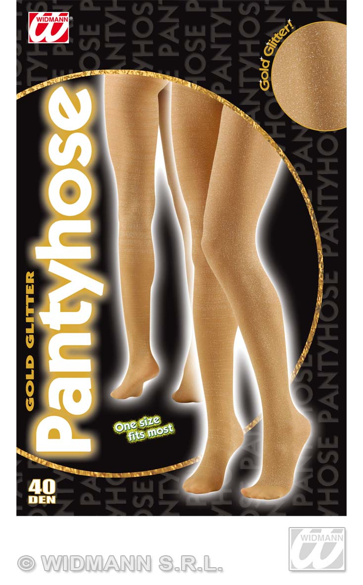 Panty 40den, Glitter Goud