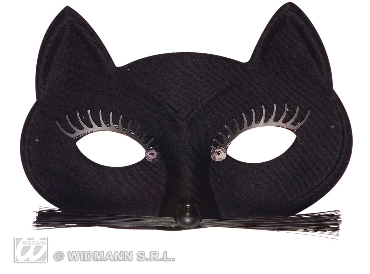 Oogmasker Zwarte Kat