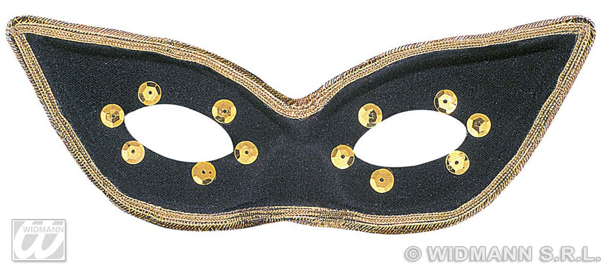 Oogmasker Carnaval, Zwart