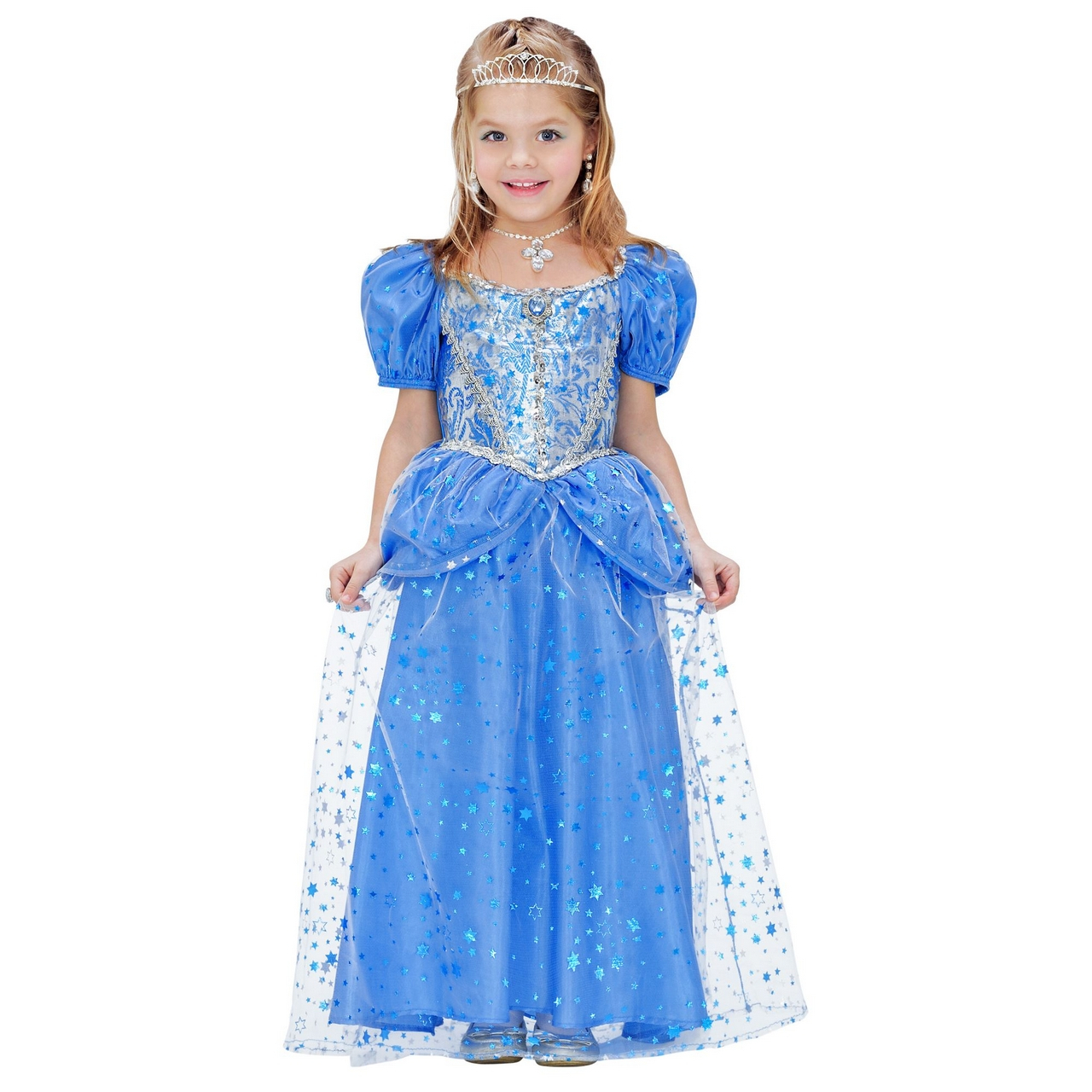 Prinses-Fee Blauw Blue Fairy Kostuum Meisje