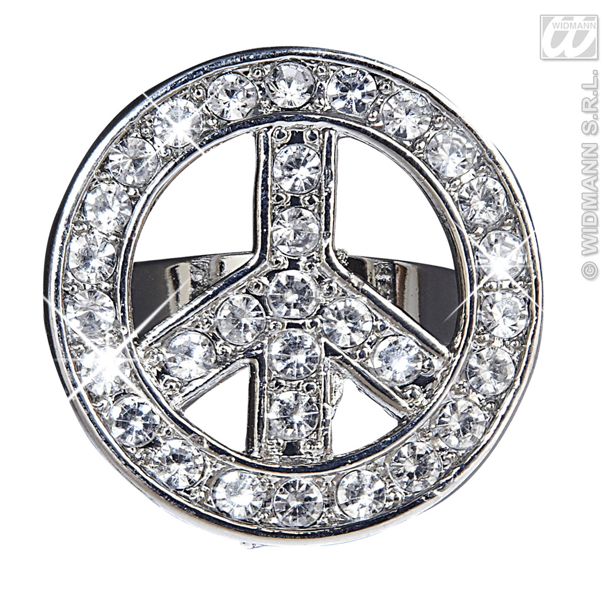 Peace And Love Ring Strass