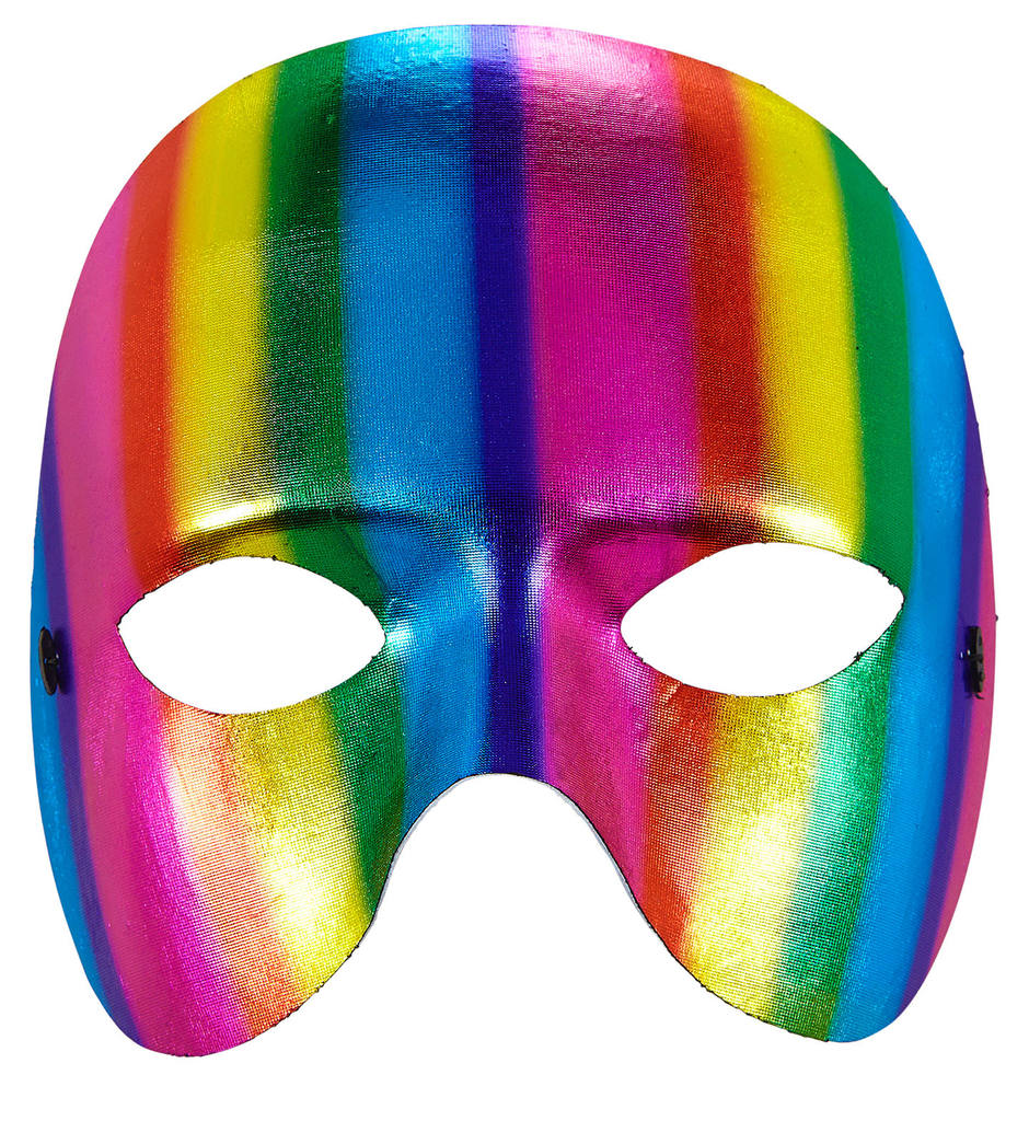 Extravagant Oogmasker Regenboog Kinloos Metallic