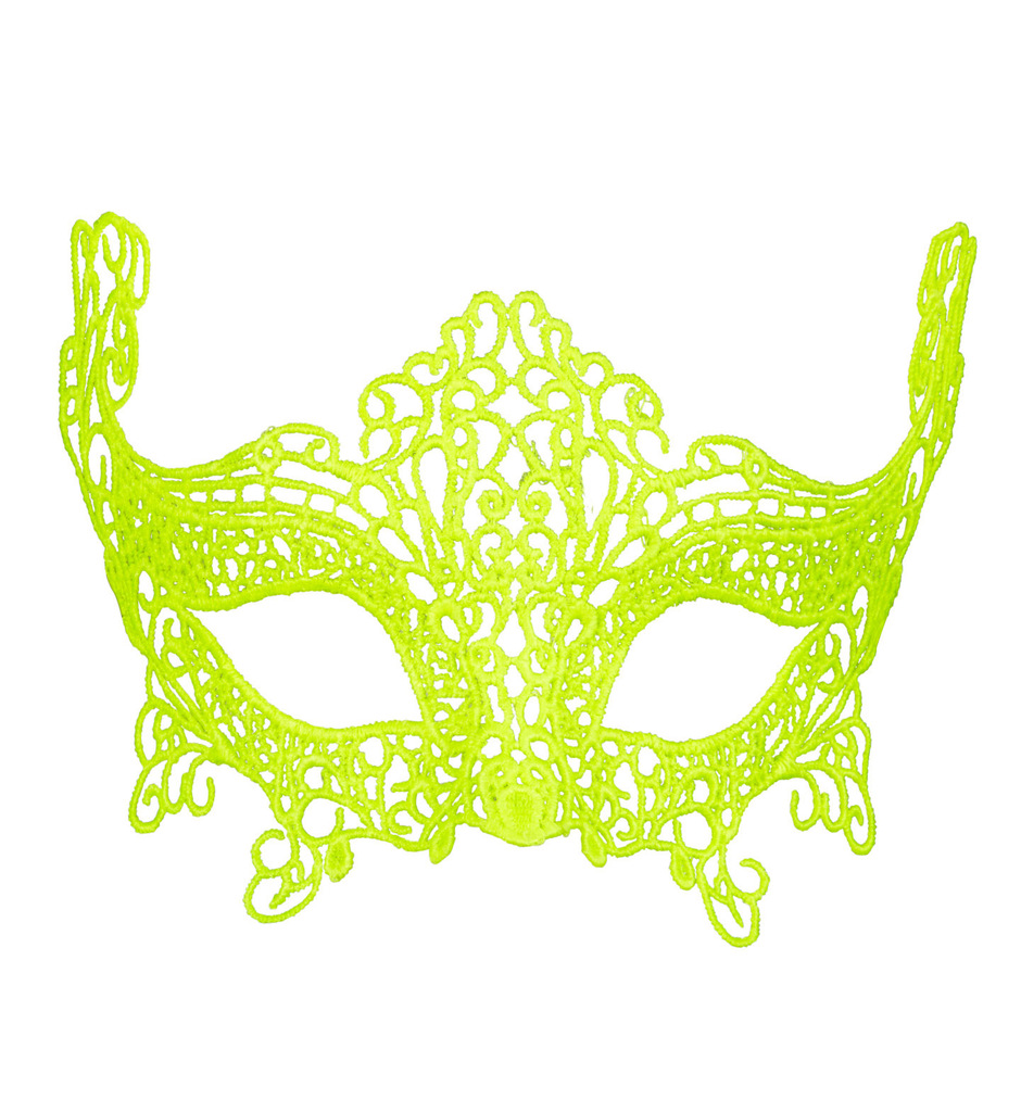 Venetia Neon Oogmasker, Kant Neon Geel