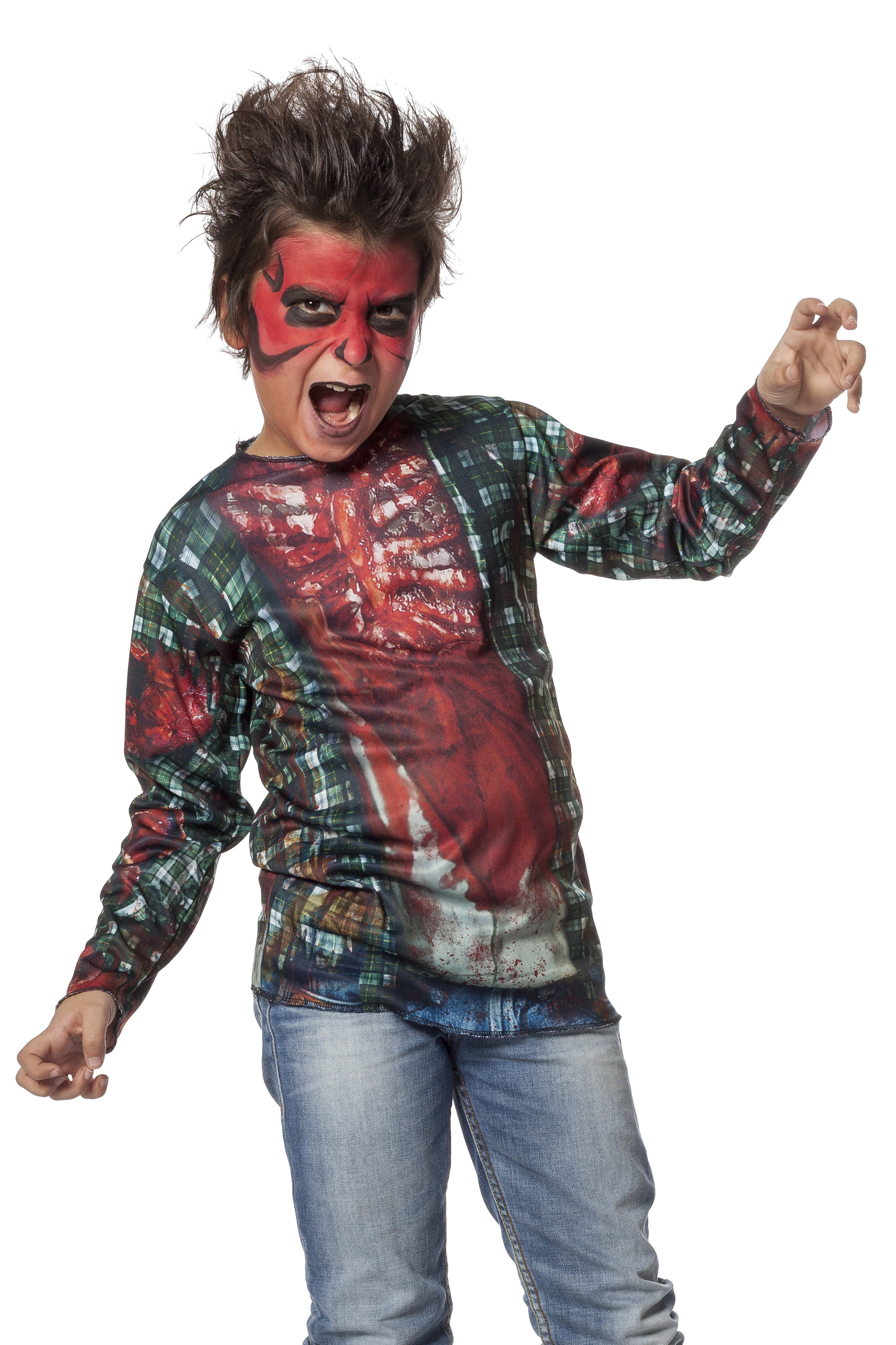 Shirt Afschuwelijke Zombie Jongen