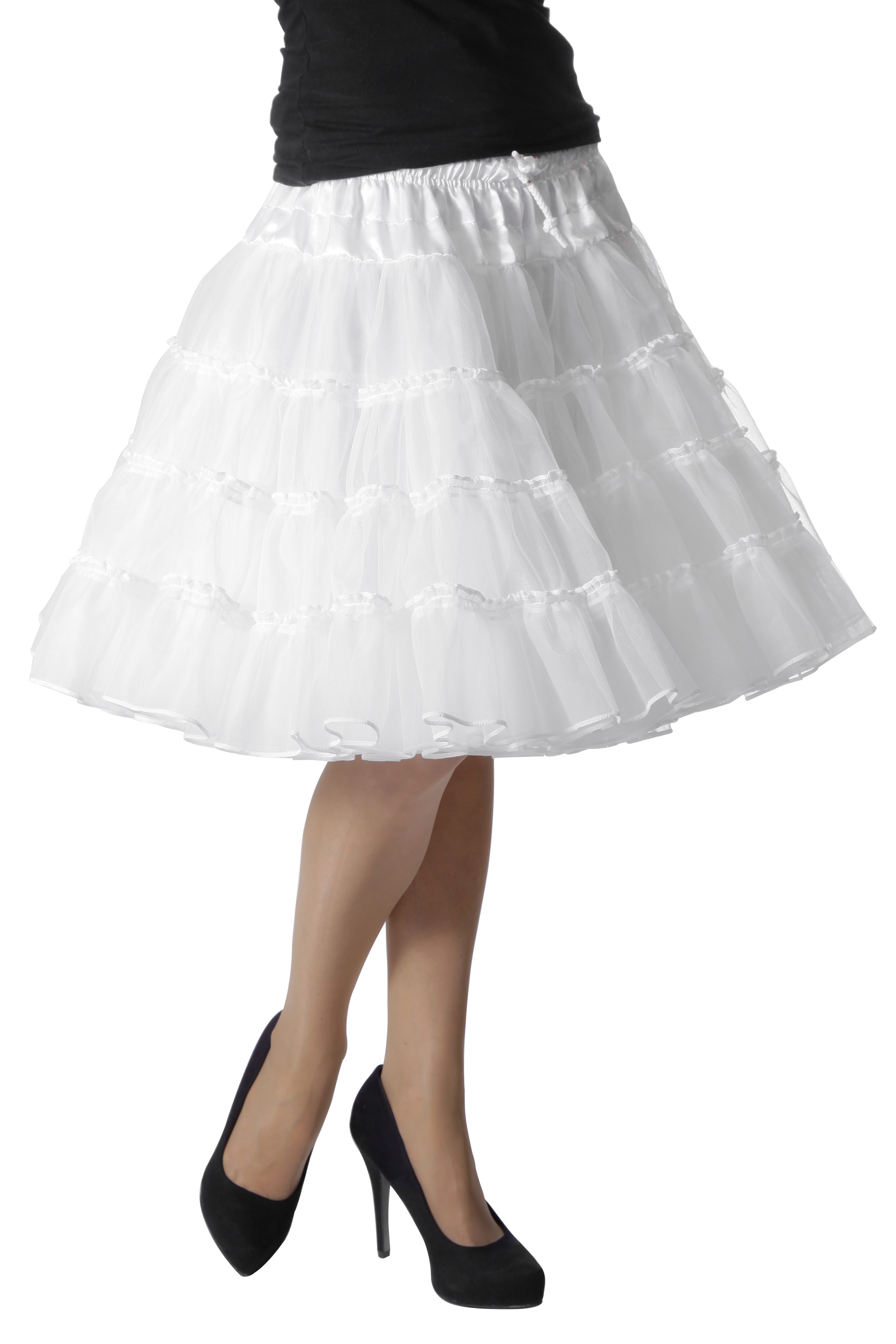 Petticoat Swing Luxe Wit