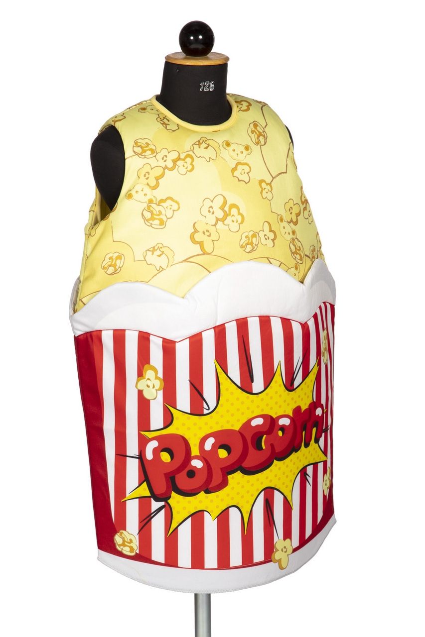 Bioscoop Film Grote Bak Popcorn Kind Kostuum