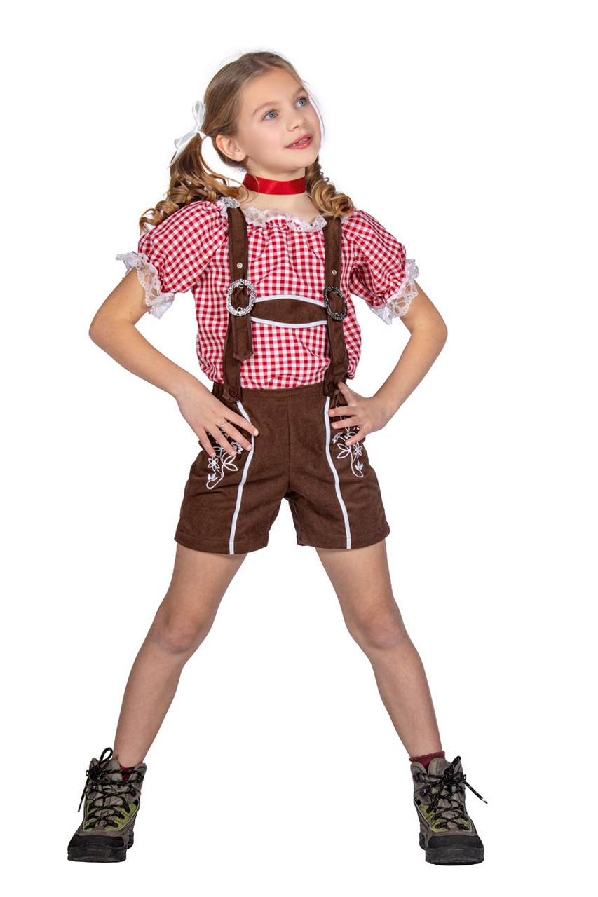 Bruine Lederhosen Guusje Kind Kind