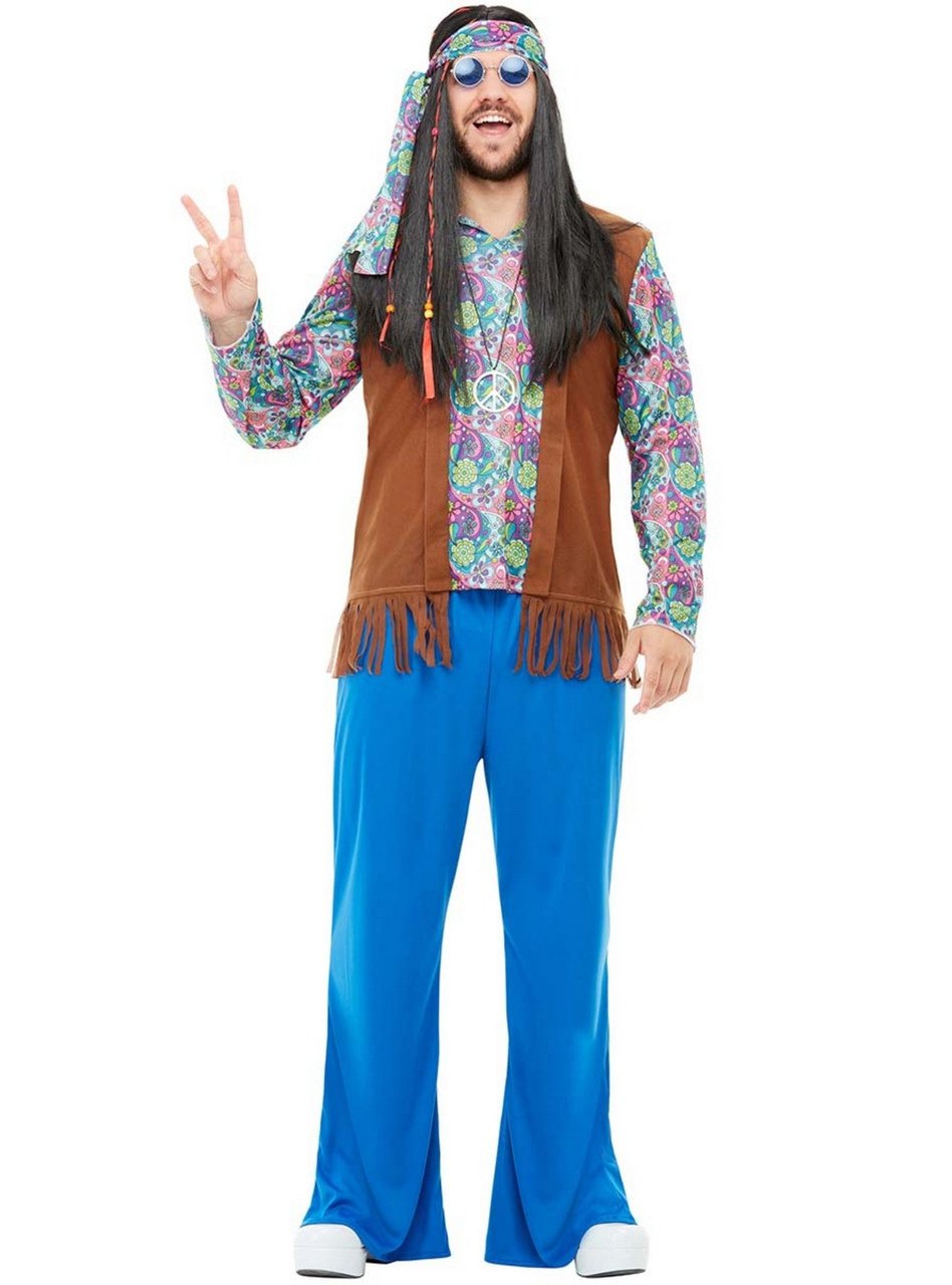 Hippie Harold Man Kostuum