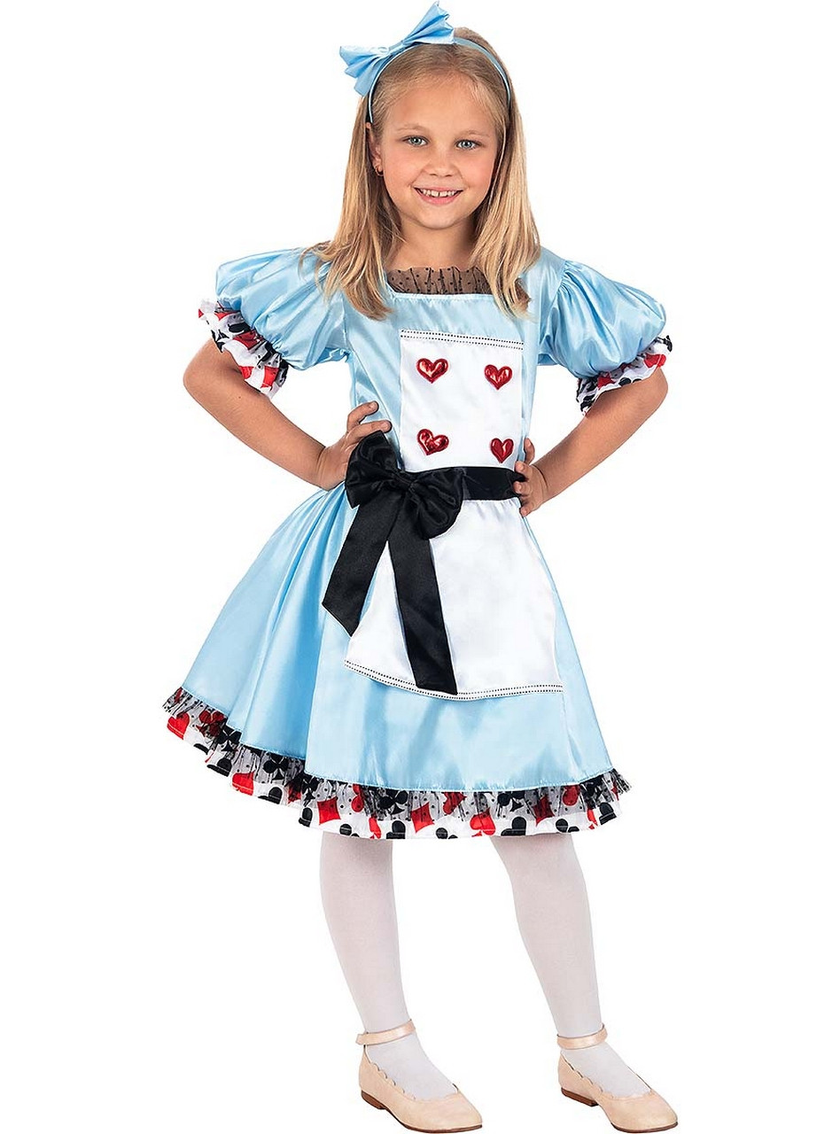 Alice In Wonderschoonland Meisje Kostuum