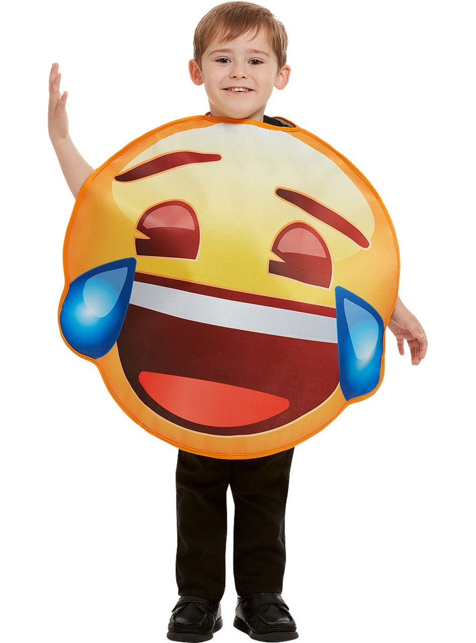 Lachen Van Het Huilen Emoji Smiley Kind Kostuum