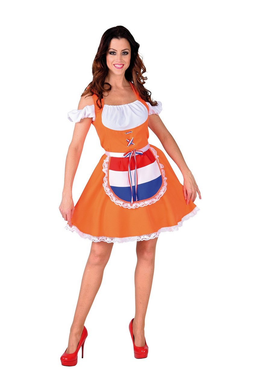 Oranje Boven Hollands Bier Is Beter Dirndl Vrouw Kostuum