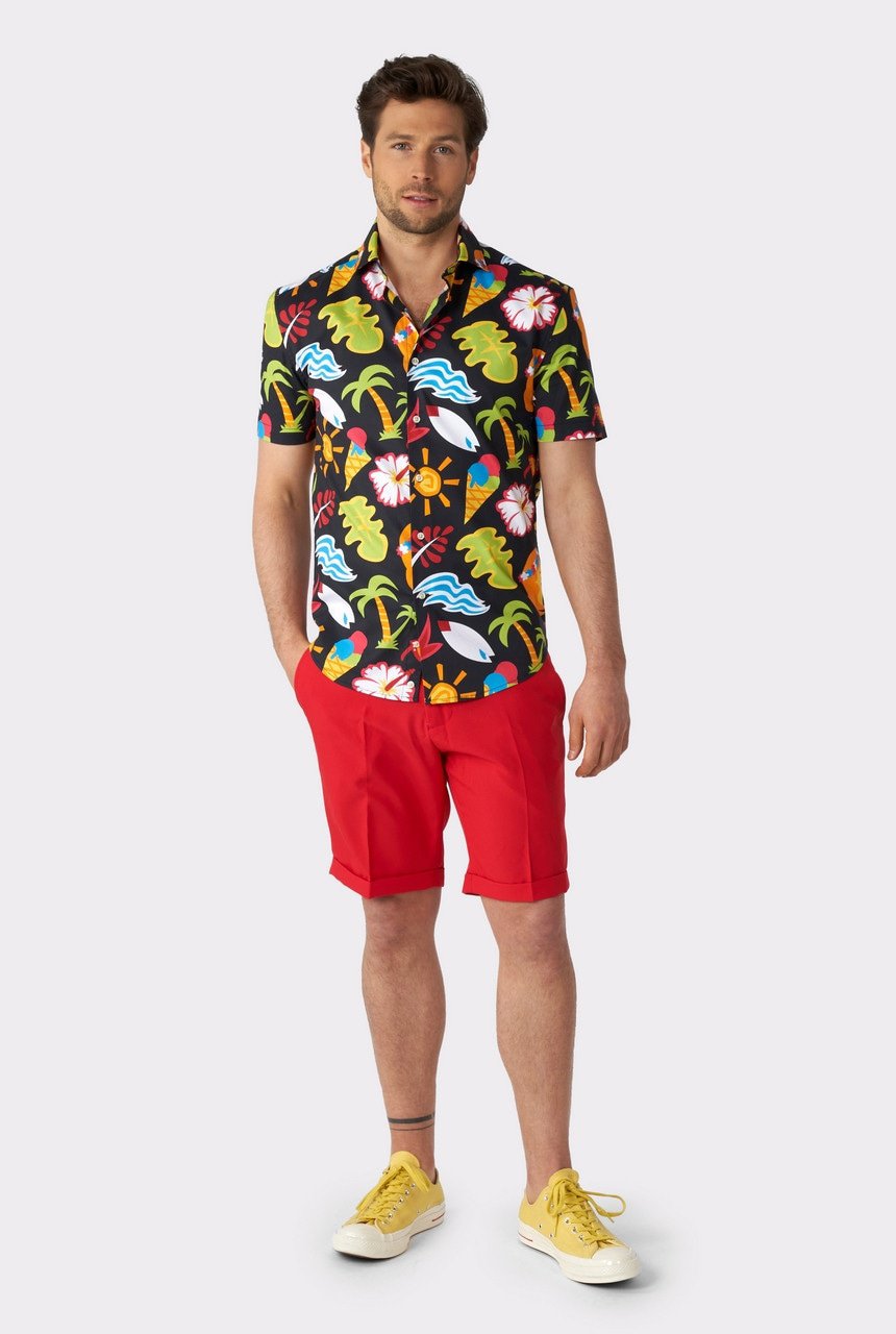 Tropical Thunder Hawaii Blouse Man