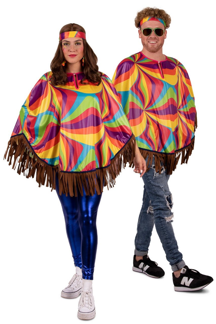 Psychedelische Hippie Poncho