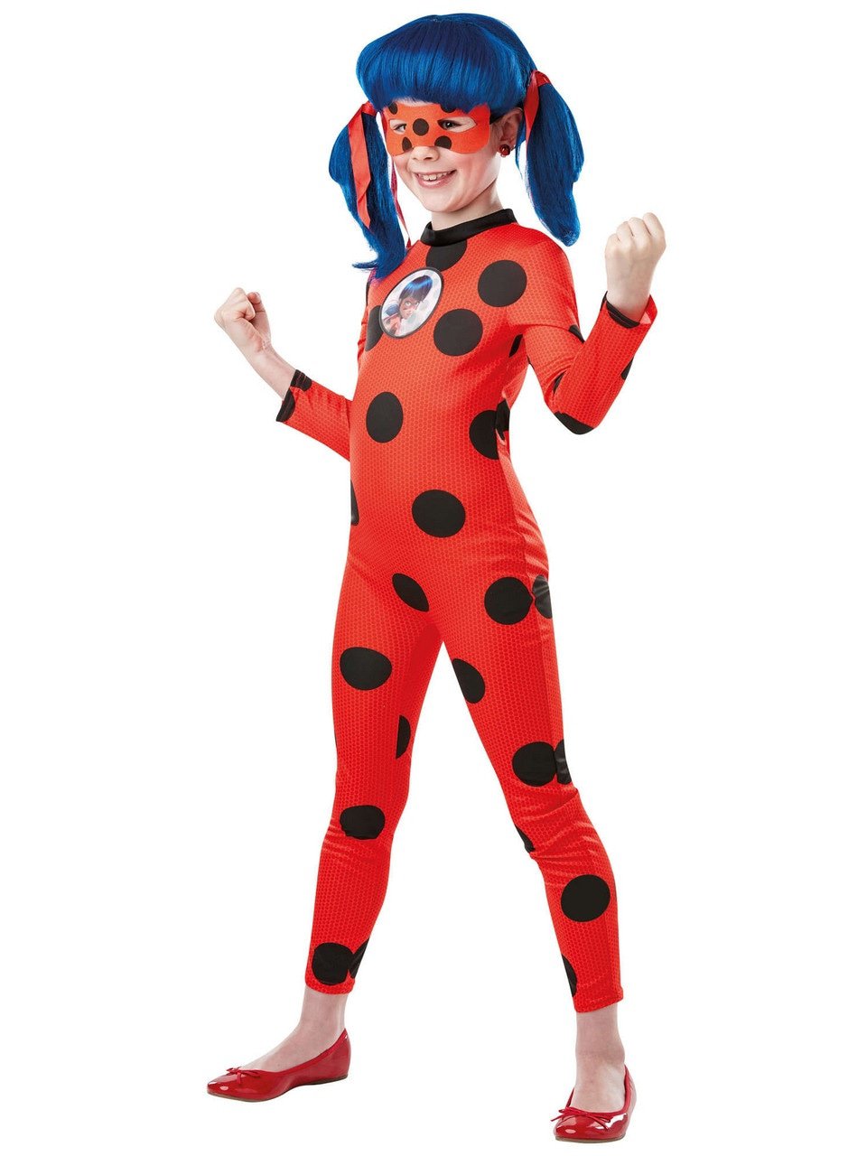 Deluxe Miraculous Ladybug Met Knuffeltje Kind Meisje Kostuum