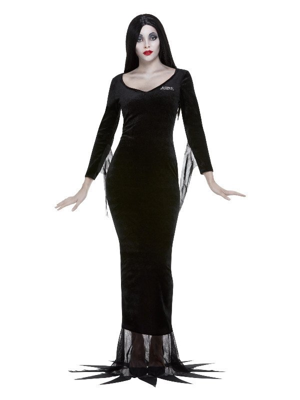 Addams Family Morticia Vrouw Kostuum