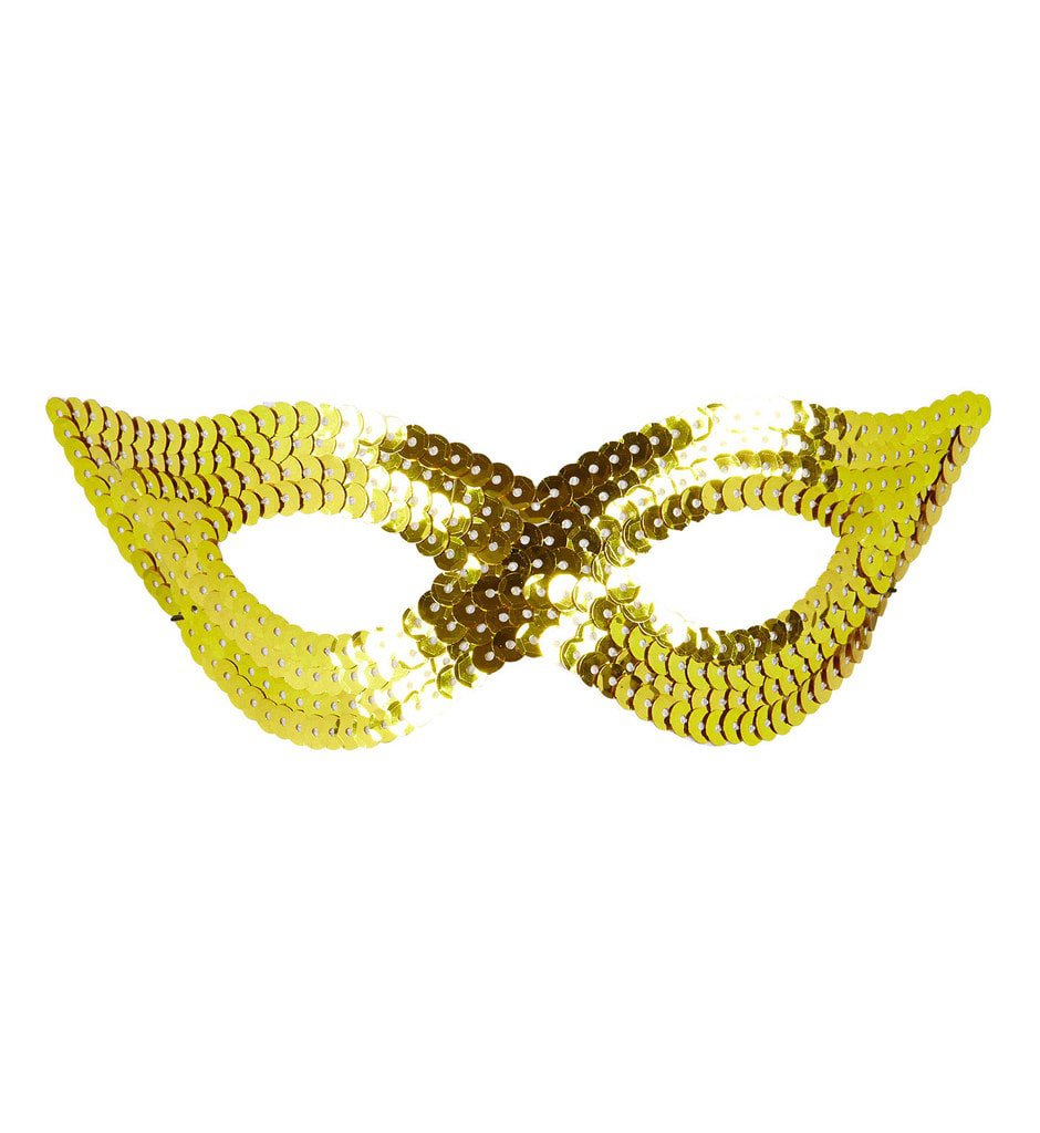 Erotica Oogmasker Pailletten, Goud